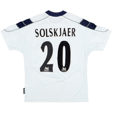 1999-00 Manchester United Third Shirt Solskjaer #20 - 8/10 - (L.Boys)