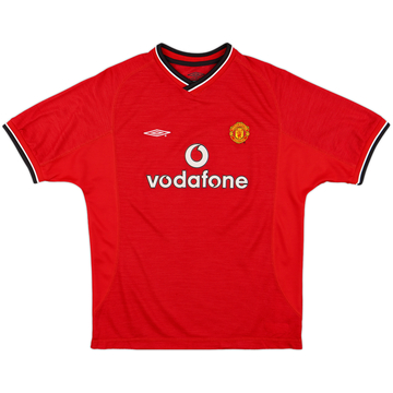 2000-02 Manchester United Home Shirt - 10/10 - (L.Boys)