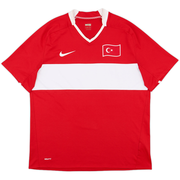 2008-10 Turkey Home Shirt - 7/10 - (L)