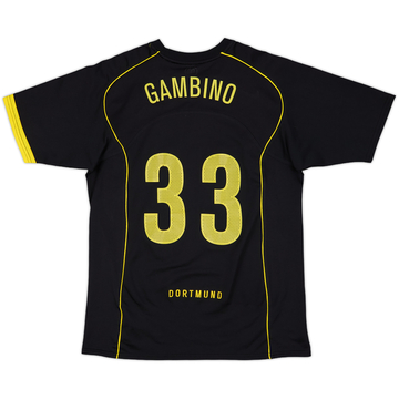 2004-05 Borussia Dortmund Basic Away Shirt Gambino #33 - 7/10 - (XL.Boys)