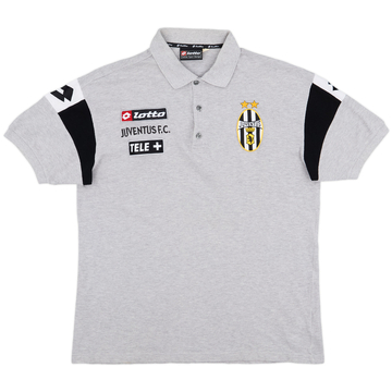 2000-01 Juventus Lotto Polo Shirt - 9/10 - (XL)