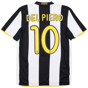 2008-09 Juventus Home Shirt Del Piero #10 - 8/10 - (S)
