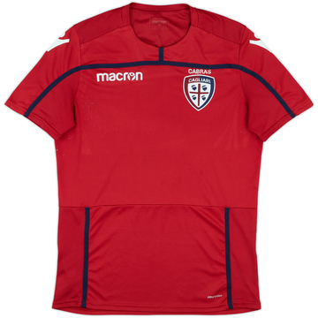 2018-19 Cagliari Macron Training Shirt - 7/10 - (M)