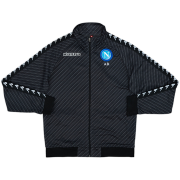 2017-18 Napoli Staff Issue Kappa Track Jacket A.B. - 8/10 - (M)