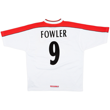 1998-99 Liverpool Away Shirt Fowler #9 - 5/10 - (L)