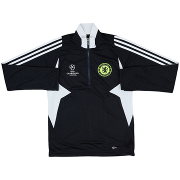 2007-08 Chelsea adidas CL 1/4 Zip Drill Top - 8/10 - (L.Boys)