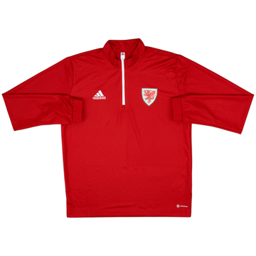 2023-24 Wales adidas 1/4 Zip Drill Top - 8/10 - (L)