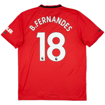 2019-20 Manchester United Home Shirt B.Fernandes #18 - 6/10 - (L)