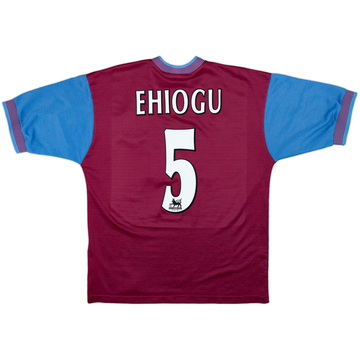 1997-98 Aston Villa Home Shirt Ehiogu #5 - 8/10 - (L)