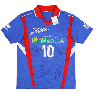 1992 Kashima Antlers Squad Signed Ennerre Training Shirt #10 (M)