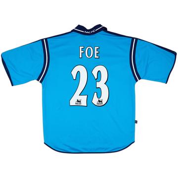 2002-03 Manchester City Home Shirt Foe #23 - 9/10 - (M)