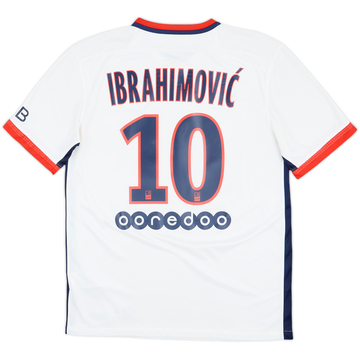 2015-16 Paris Saint-Germain Away Shirt Ibrahimovic #10 - 6/10 - (M)