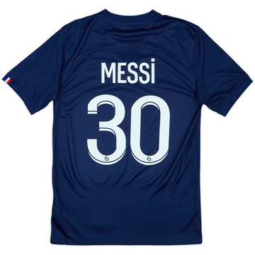 2022-23 Paris Saint-Germain Home Shirt Messi #30 - 7/10 - (S)