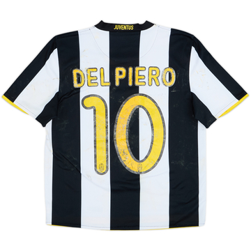 2008-09 Juventus Home Shirt Del Piero #10 - 3/10 - (S)