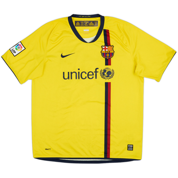 2008-10 Barcelona Away Shirt #18 - 6/10 - (L)