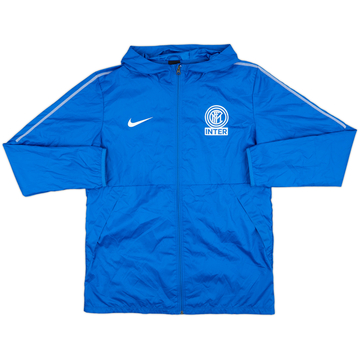 2018-19 Inter Milan Hooded Rain Coat - 10/10 - (L)