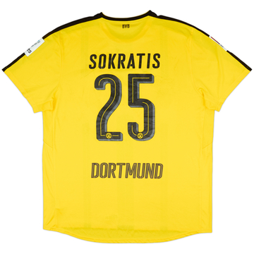 2016-17 Borussia Dortmund Home Shirt Sokratis #25 - 5/10 - (3XL)