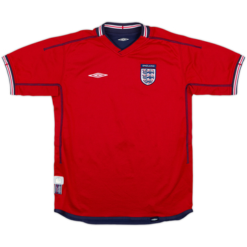 2002-04 England Away Shirt #7 - 7/10 - (L.Boys)