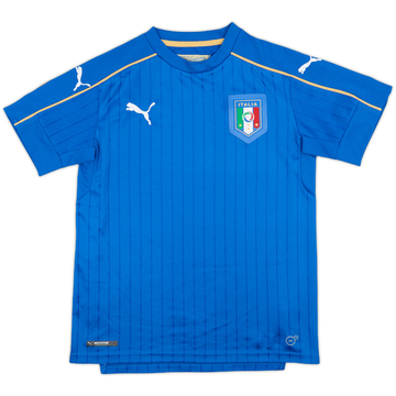 2016-17 Italy Home Shirt - 9/10 - (XL.Boys)