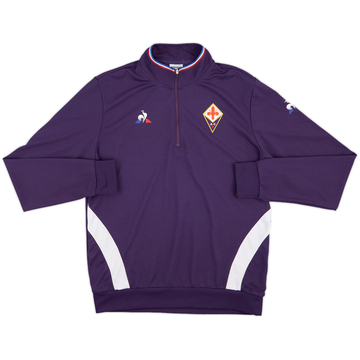 2018-19 Fiorentina Le Coq Sportif 1/4 Zip Drill Top - 8/10 - (L)