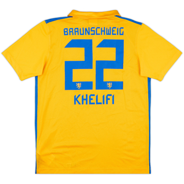2015-16 Eintracht Braunschweig Home Shirt Khelifi #22 - 8/10 - (XL.Boys)