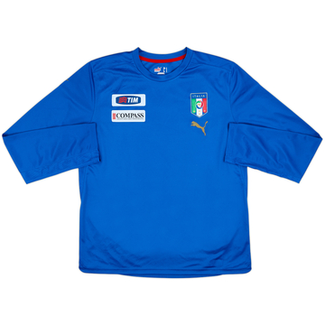 2008-09 Italy Player Issue Puma Training L/S Shirt - 7/10 - (L)