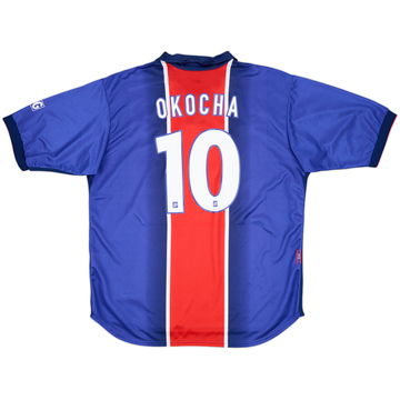 1998-99 Paris Saint-Germain Home Shirt Okocha #10 - 9/10 - (XL)