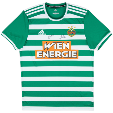 2019-20 Rapid Vienna Signed Home Shirt - 8/10 - (M)