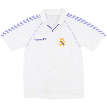1986-88 Real Madrid Home Shirt - 8/10 - (L)