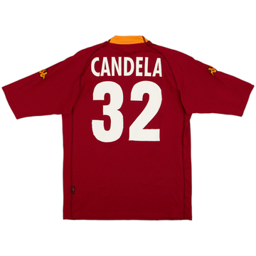 2000-01 Roma Home Shirt Candela #32 - 8/10 - (XXL)