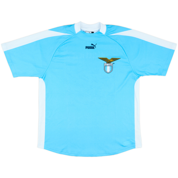2003-04 Lazio Signed Basic Home Shirt - 8/10 - (M)