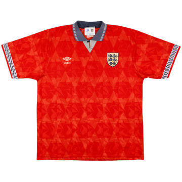 1990-93 England Away Shirt - 7/10 - (XL)