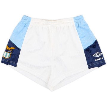 1991-93 Lazio Umbro Home Shorts - 8/10 - (L.Boys)