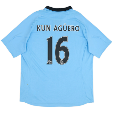 2012-13 Manchester City Home Shirt Kun Aguero #16 (XL)