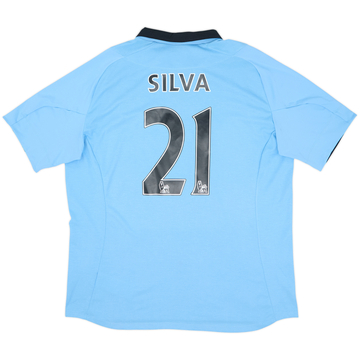 2012-13 Manchester City Home Shirt Silva #21 (XL)