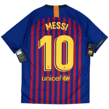 2018-19 Barcelona Home Shirt Messi #10 (M)