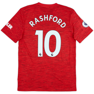 2020-21 Manchester United Home Shirt Rashford #10 (M)