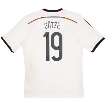 2014-15 Germany Home Shirt Gotze #19 (L)