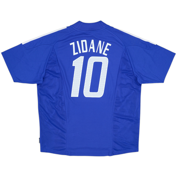 2002-04 France Home Shirt Zidane #10 (XL)