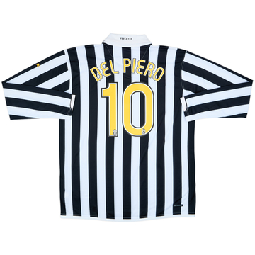 2006-07 Juventus Home L/S Shirt Del Piero #10 (XXL)