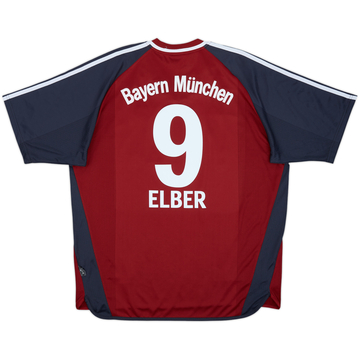 2002-03 Bayern Munich Home Shirt Elber #9 (XL)