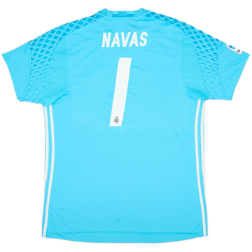 2016-17 Real Madrid GK S/S Shirt Navas #1 (XL)
