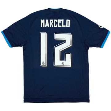 Camiseta de la tercera equipación del Real Madrid 2015-16 Marcelo #12 (S)