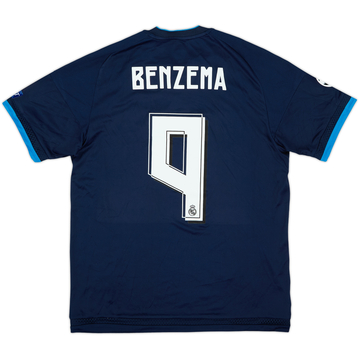 2015-16 Real Madrid 'Final Milano' Third Shirt Benzema #9 (M)