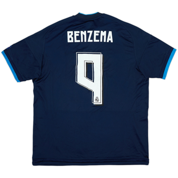 2015-16 Real Madrid Third Shirt Benzema #9 (L)
