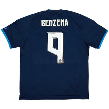 2015-16 Real Madrid Third Shirt Benzema #9 (L)