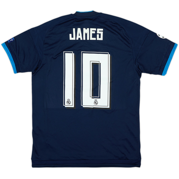 Camiseta de la tercera equipación del Real Madrid 2015-16 James #10 (S)