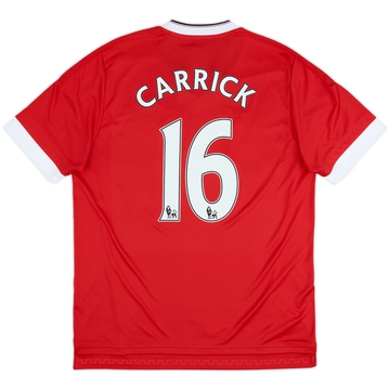 2015-16 Manchester United Home Shirt Carrick #16 (L)