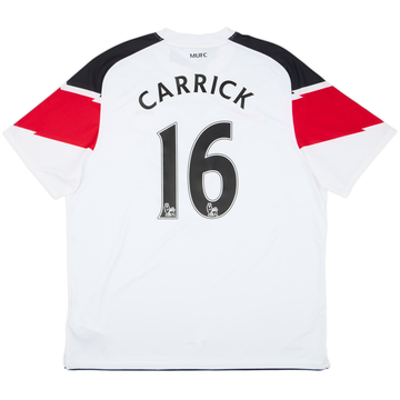 2010-12 Manchester United Away Shirt Carrick #16 (XL)