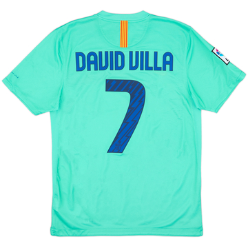 2010-11 Barcelona Away Shirt David Villa #7 - 9/10 - (M)